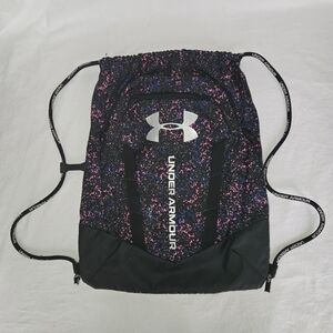Under Armour Black- Multicolor Drawstring Backpack